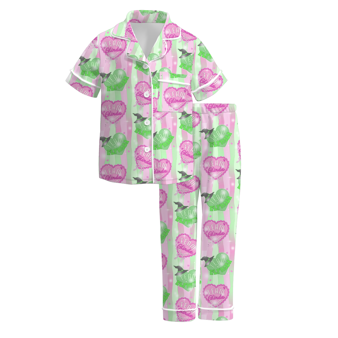 (Pre Order)Girls Spring and Summer Movie Character Print Pajamas