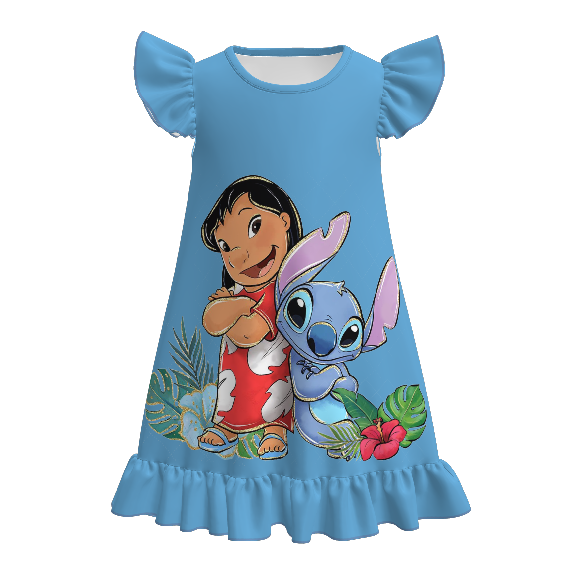 (Pre Order)Girls Spring and Summer Cartoon&Princess Print Pajamas