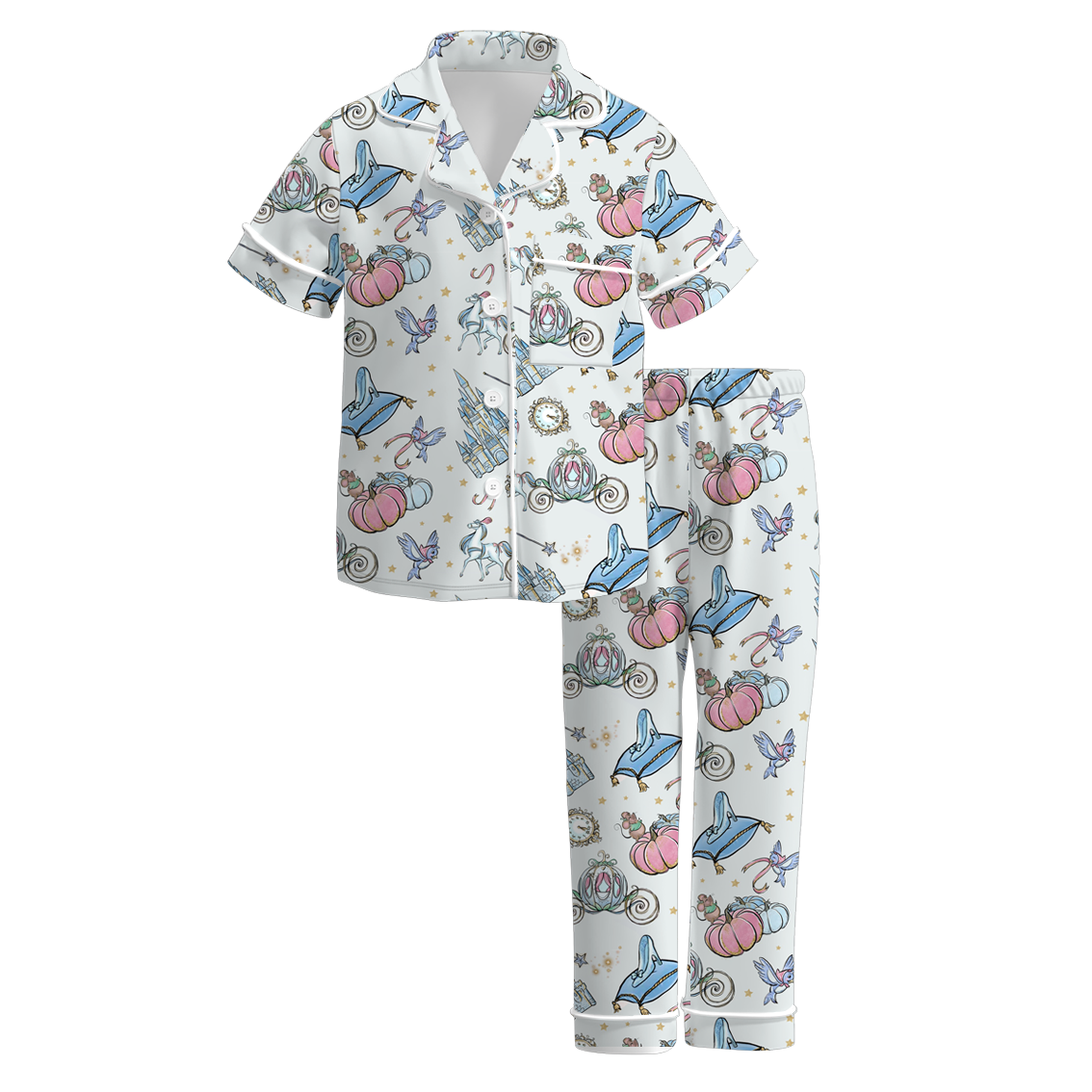 (Pre Order)Family Halloween Princess Print Dress,Set&Pajamas