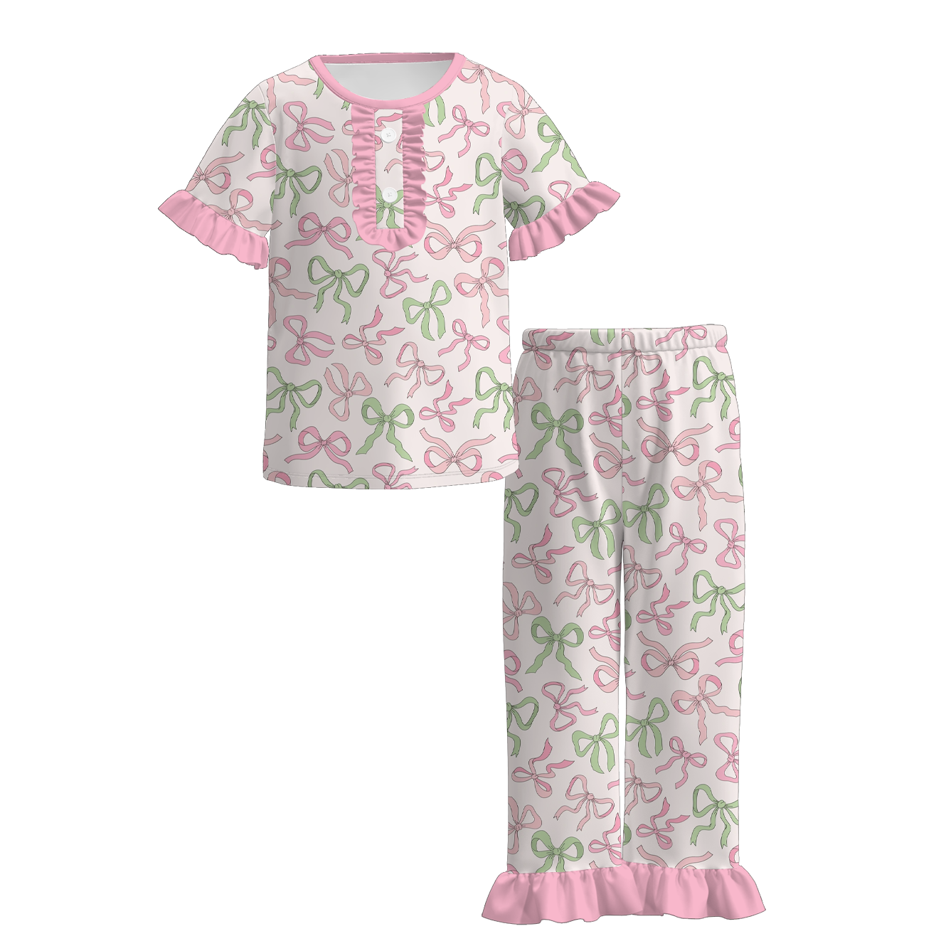 (Pre Order)Family Fall&Christmas Print Dress,Set,Pajamas&Romper