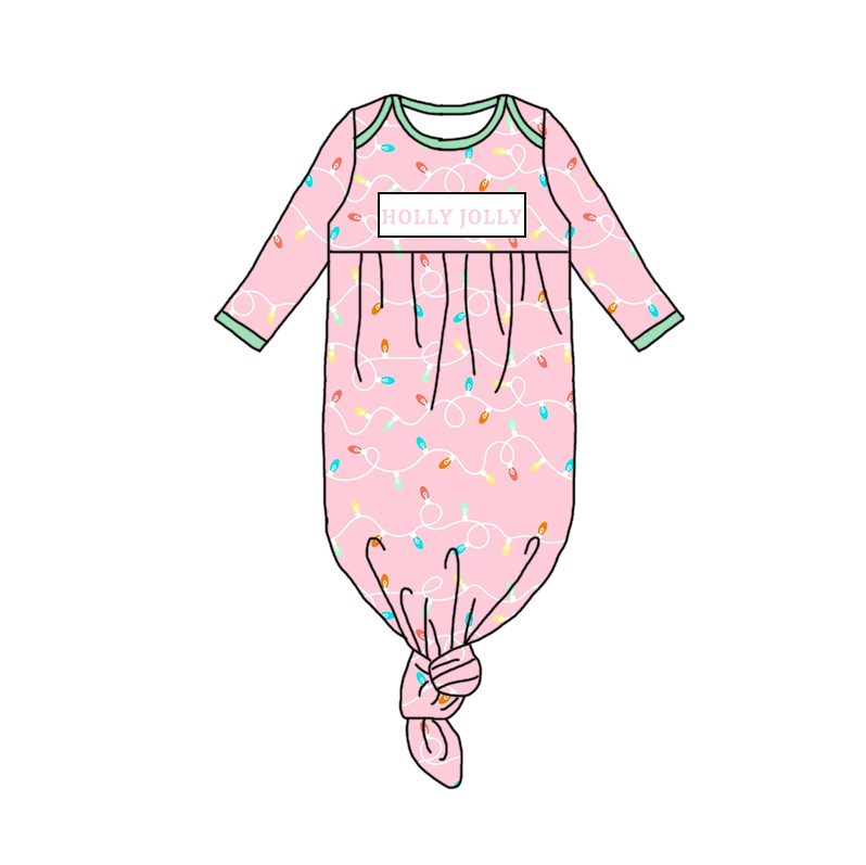 (Pre Order)Sisters Christmas Embroidery Smocked Dress,Set&Romper