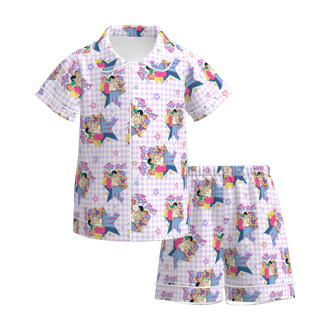 (Pre Order)Girls Movie Character Print Pajamas