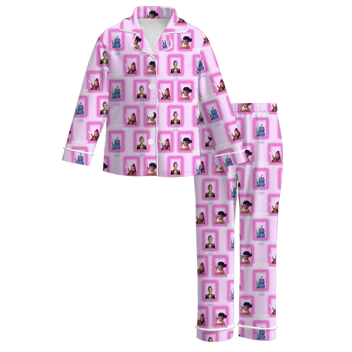 (Pre Order)Girls Movie Character Print Pajamas