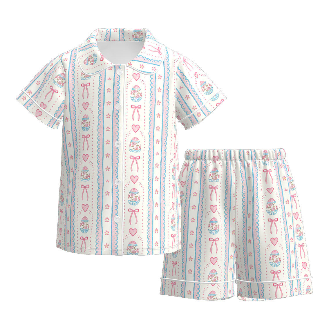 (Pre Order)Family Easter Egg Print Dress,Set&Romper