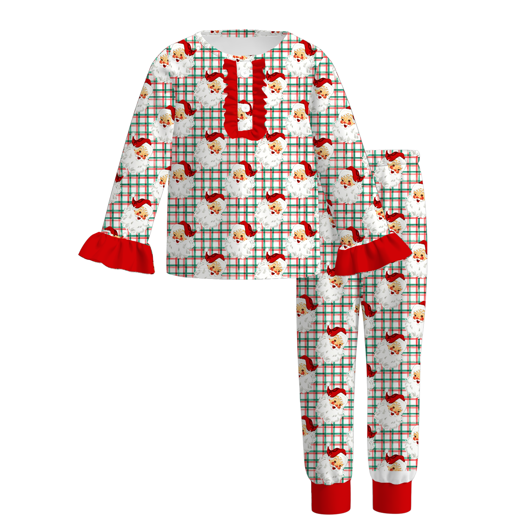 (Weekly Pre-Order)Siblings Christmas Print Dress&Pajamas