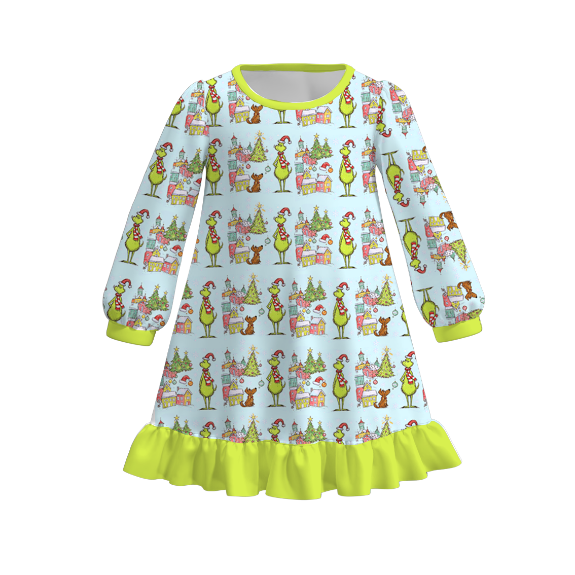 (Weekly Pre-Order)Family Christmas Print Dress,Set&Romper(Ends 8.23)