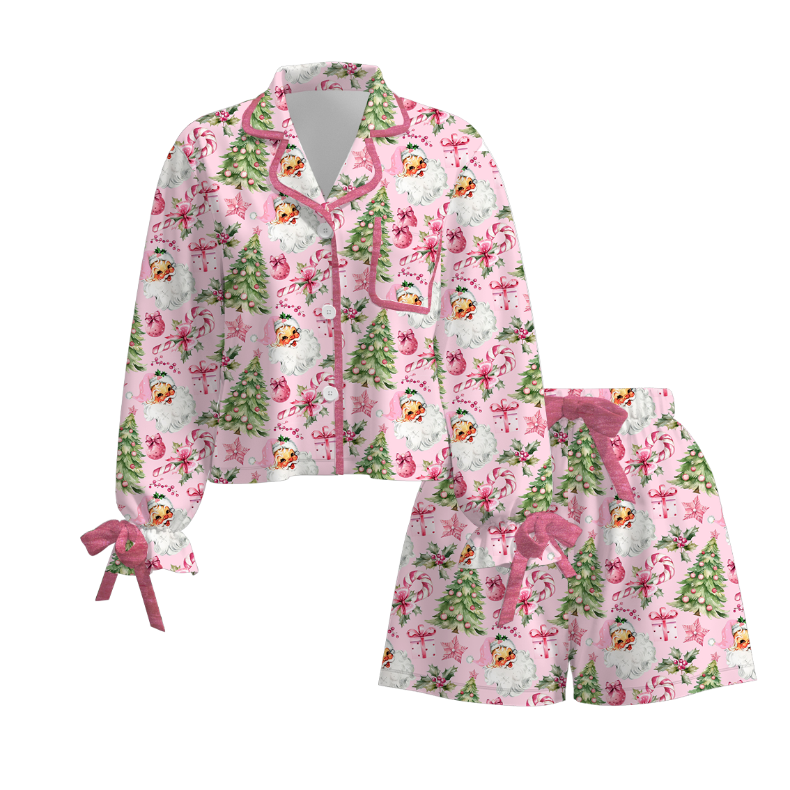 (Pre Order)Adults Christmas Print Pajamas