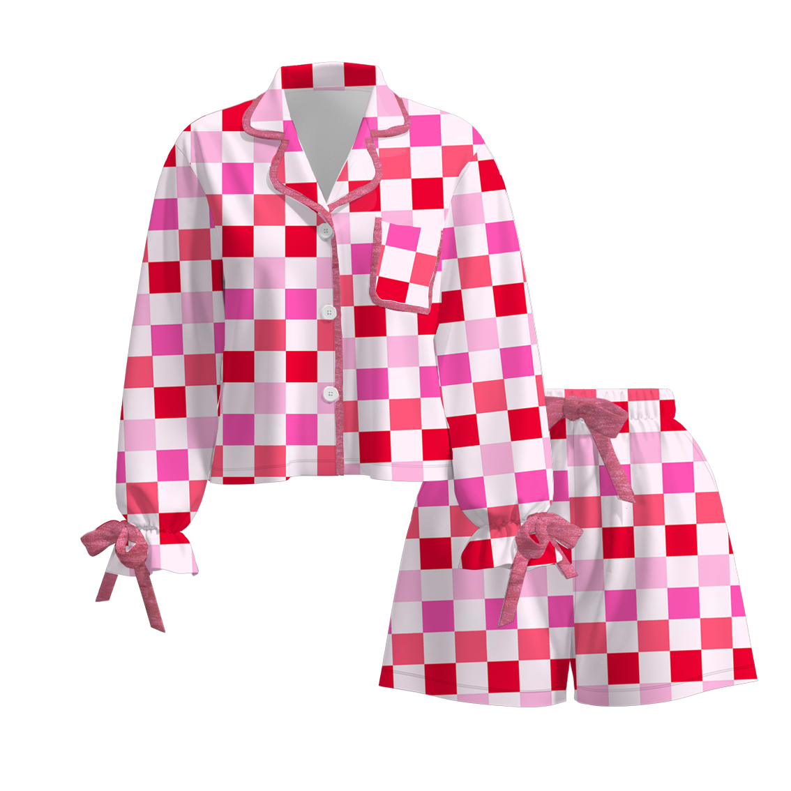 (Pre Order)Adults Valentine's Day Print Pajamas