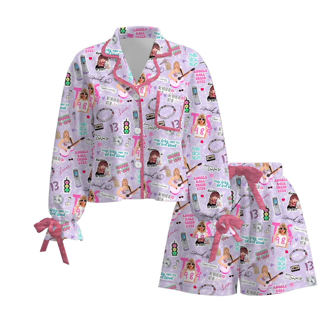 (Pre Order)Adults TS Print Pajamas