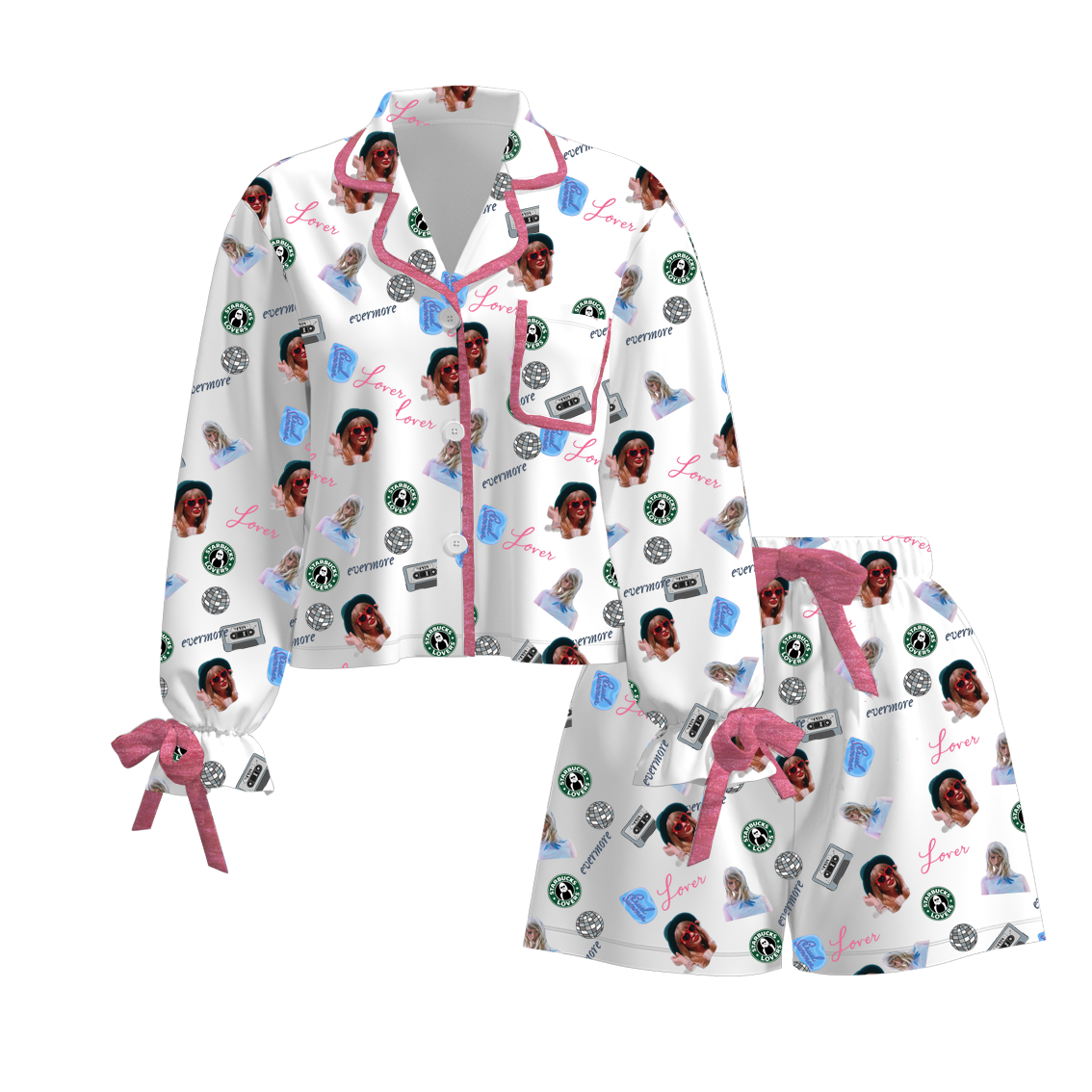 (Pre Order)Adults TS Print Pajamas