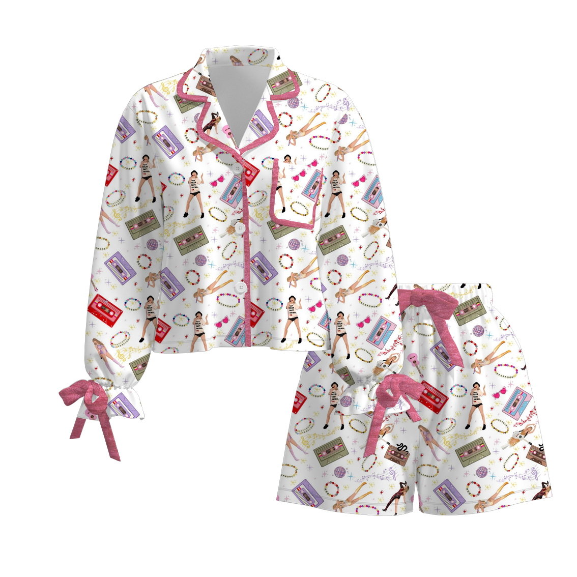 (Pre Order)Adults TS Print Pajamas