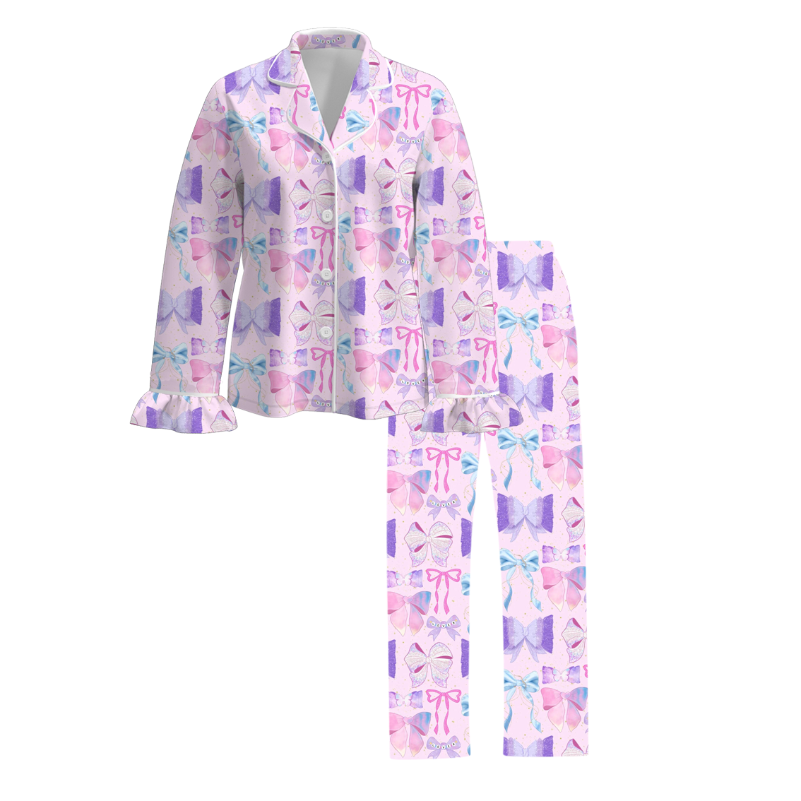(Pre Order)Adults TS Print Pajamas