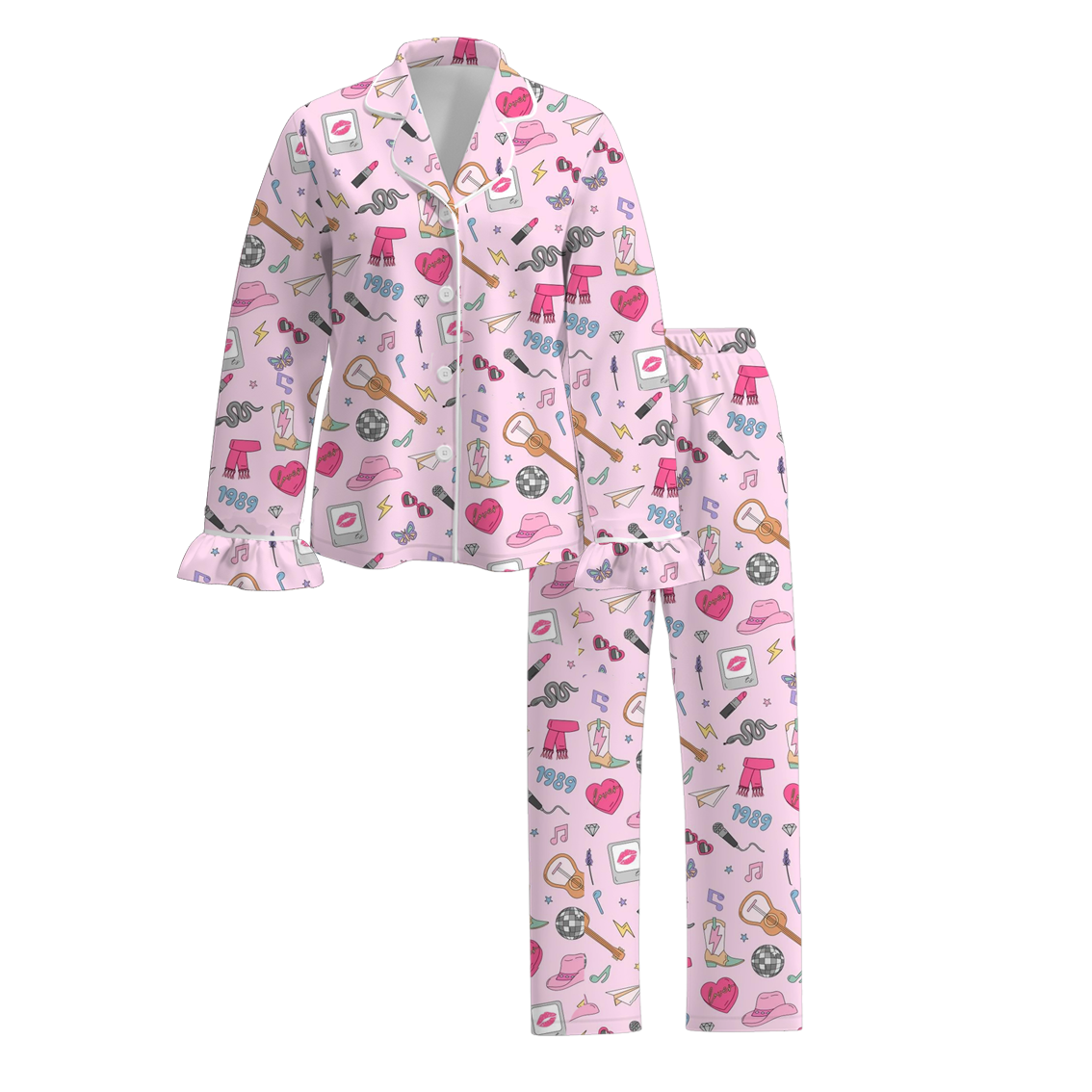 (Pre Order)Adults TS Print Pajamas