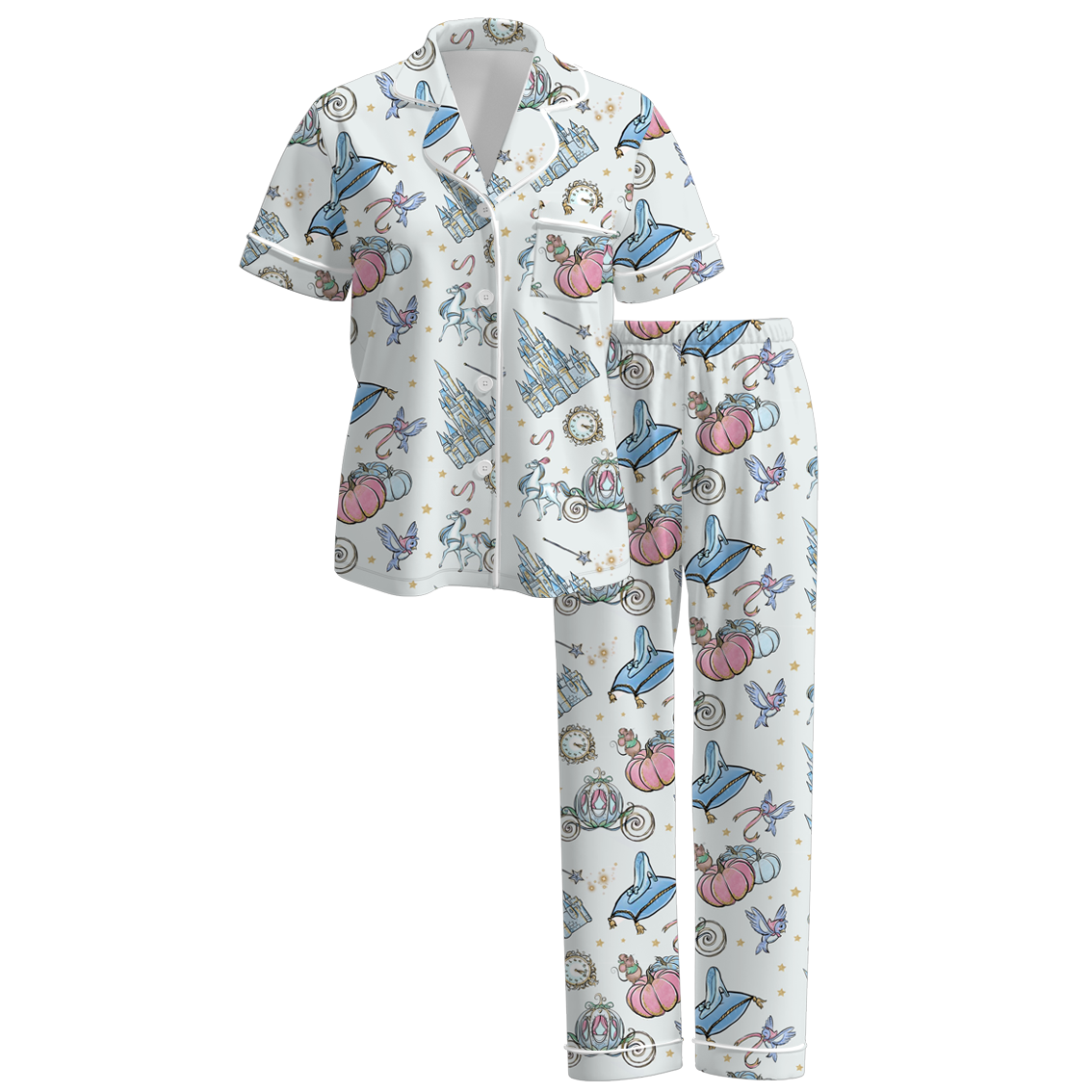 (Pre Order)Family Halloween Princess Print Dress,Set&Pajamas