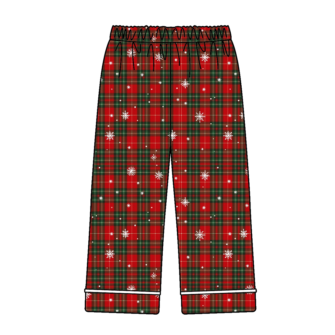 (Pre Order)Family Christmas Plaid Dress,Set,Pants&Romper