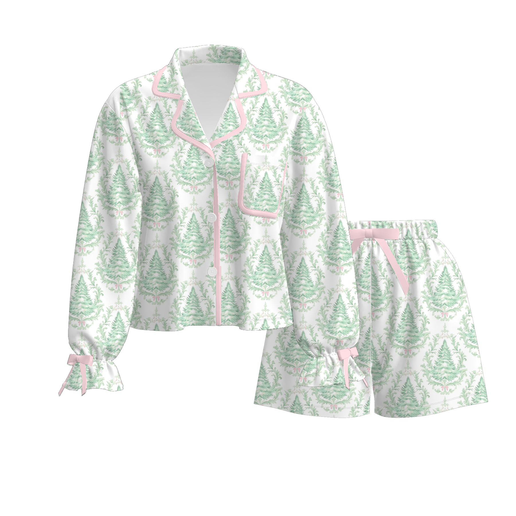 (Pre Order)Family Christmas Print Pajamas
