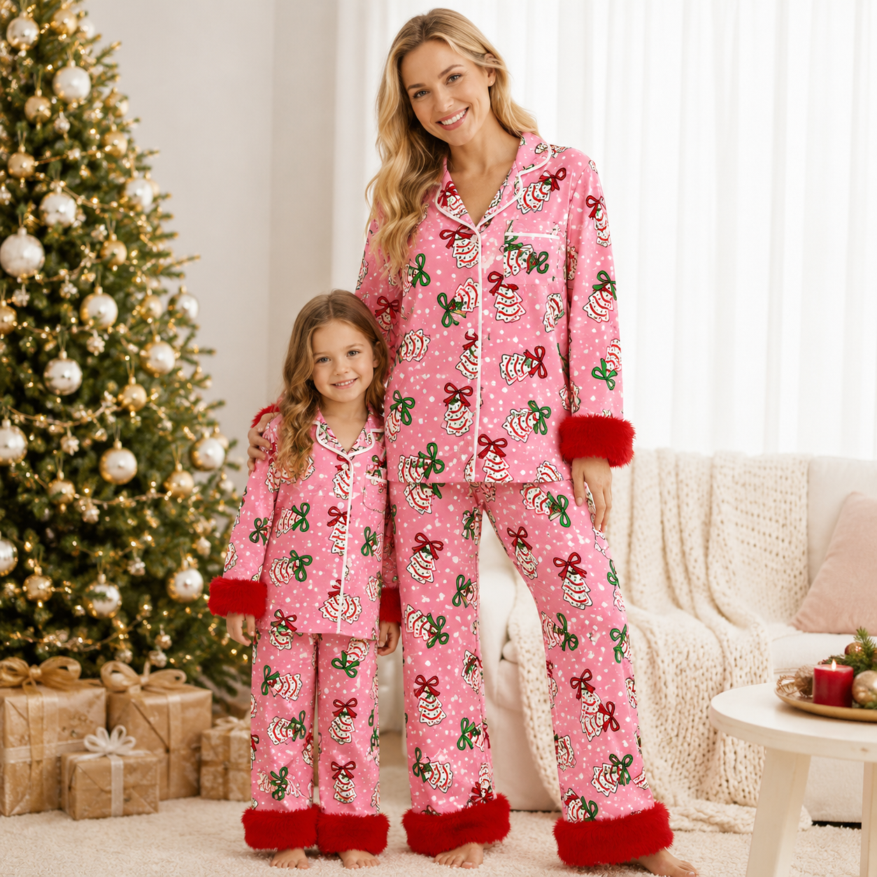 (Pre Order)Family Christmas Print Pajamas