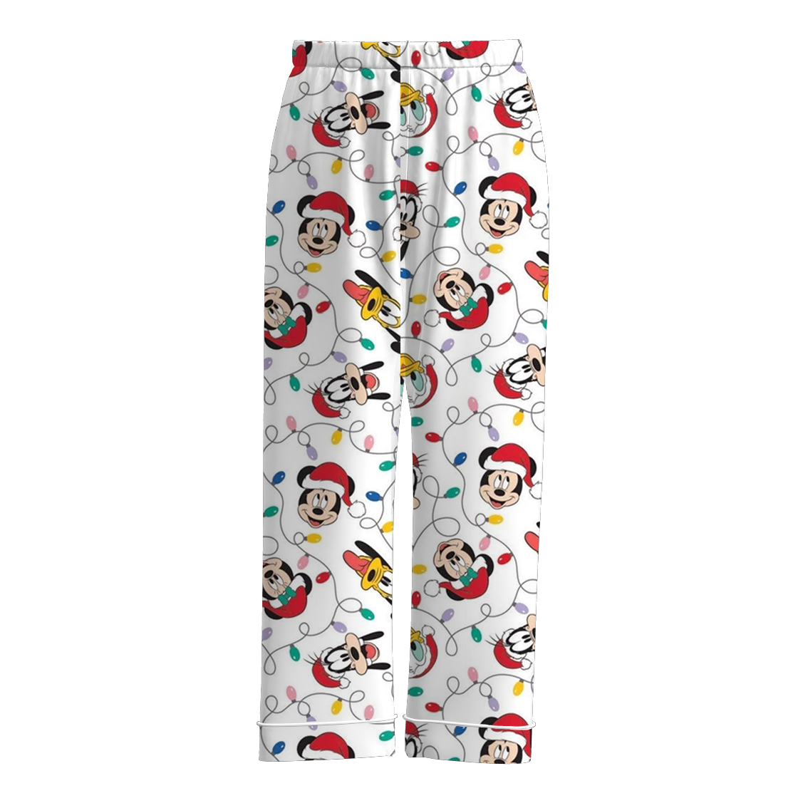 (Pre Order)Family Christmas Cartoon Print Pajamas&Pants