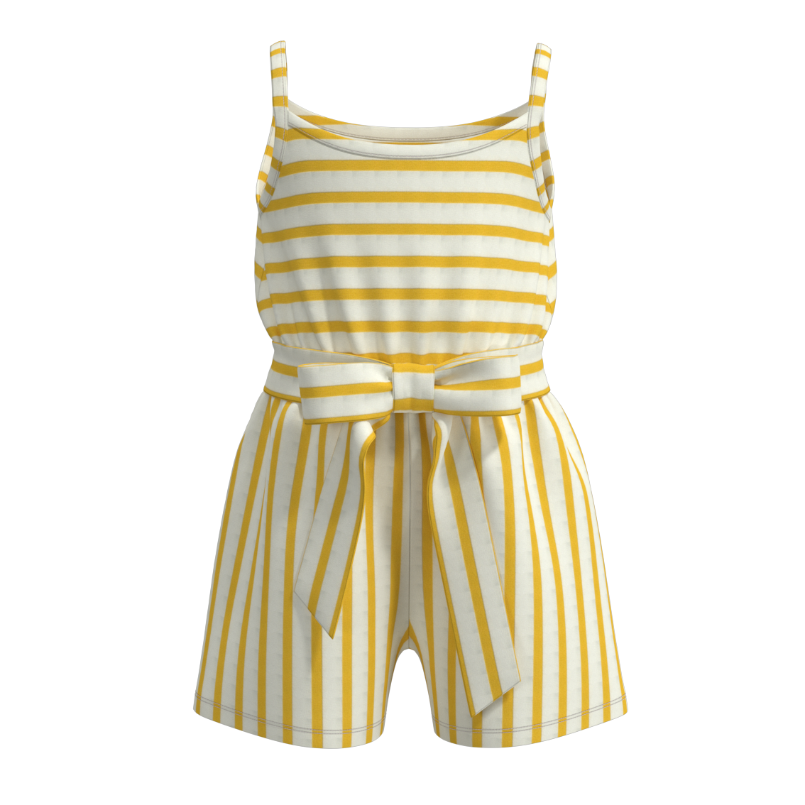 (Pre Order)Summer Girls Cotton Jumpsuit