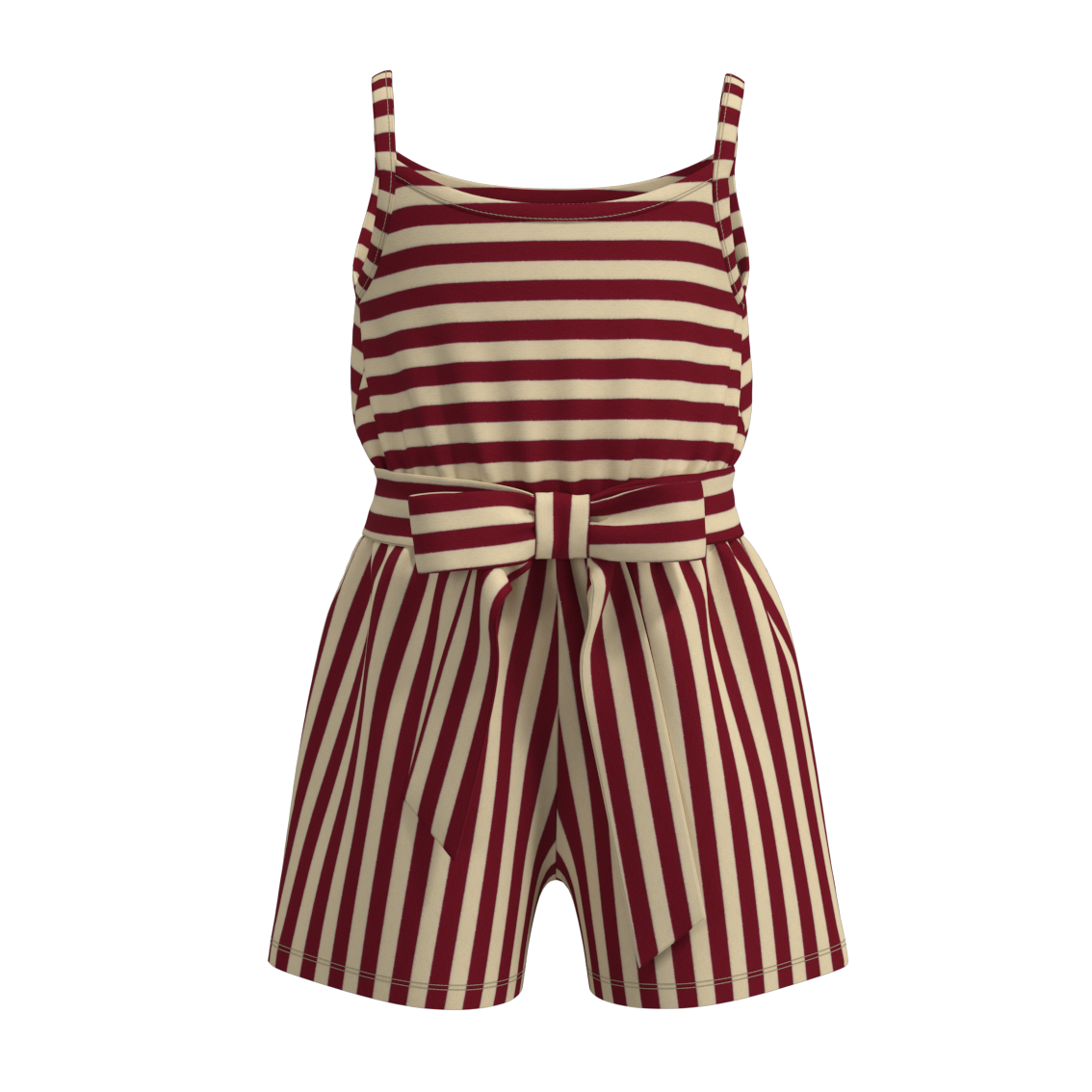 (Pre Order)Summer Girls Cotton Jumpsuit