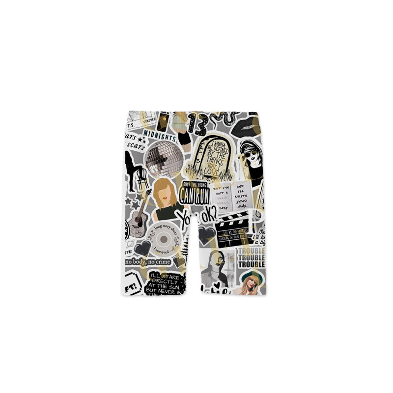 (Pre Order)Summer Mommy and Me TS Print Short