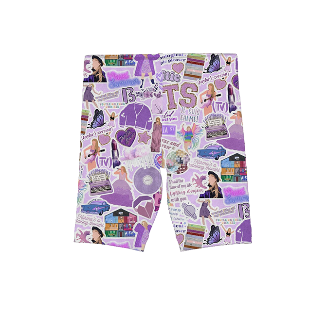 (Pre Order)Summer Girls Mommy and Me TS Print Short