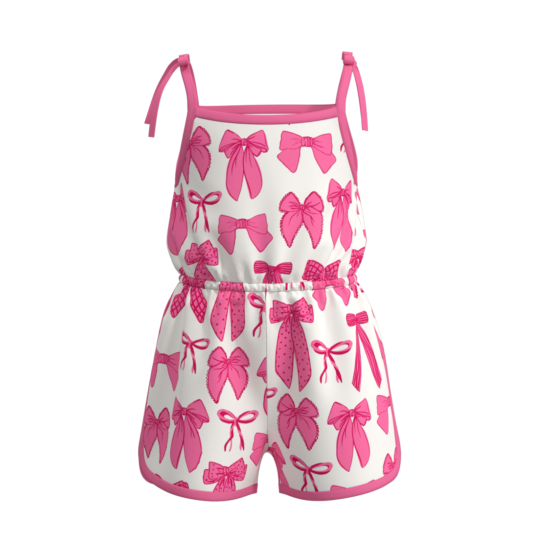 (Pre Order)Girls Summer Ice Cream Print Jumpsuit