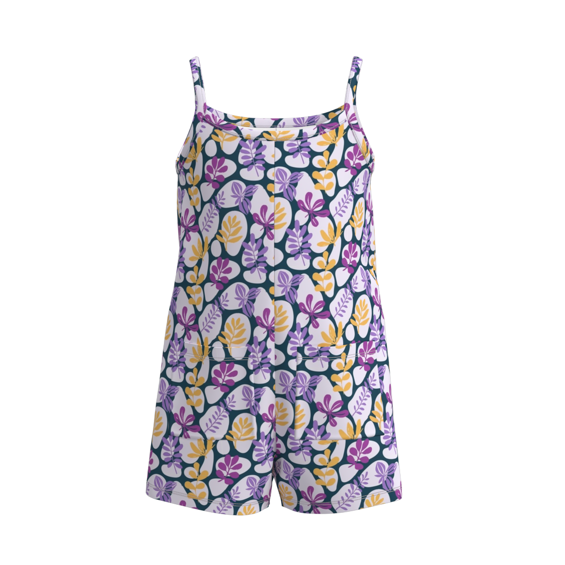 (Pre Order)Mommy and Me Summer Floral Print Jumpsuit