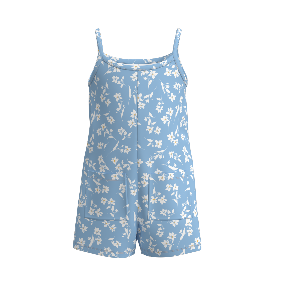 (Pre Order)Mommy and Me Summer Floral Print Jumpsuit