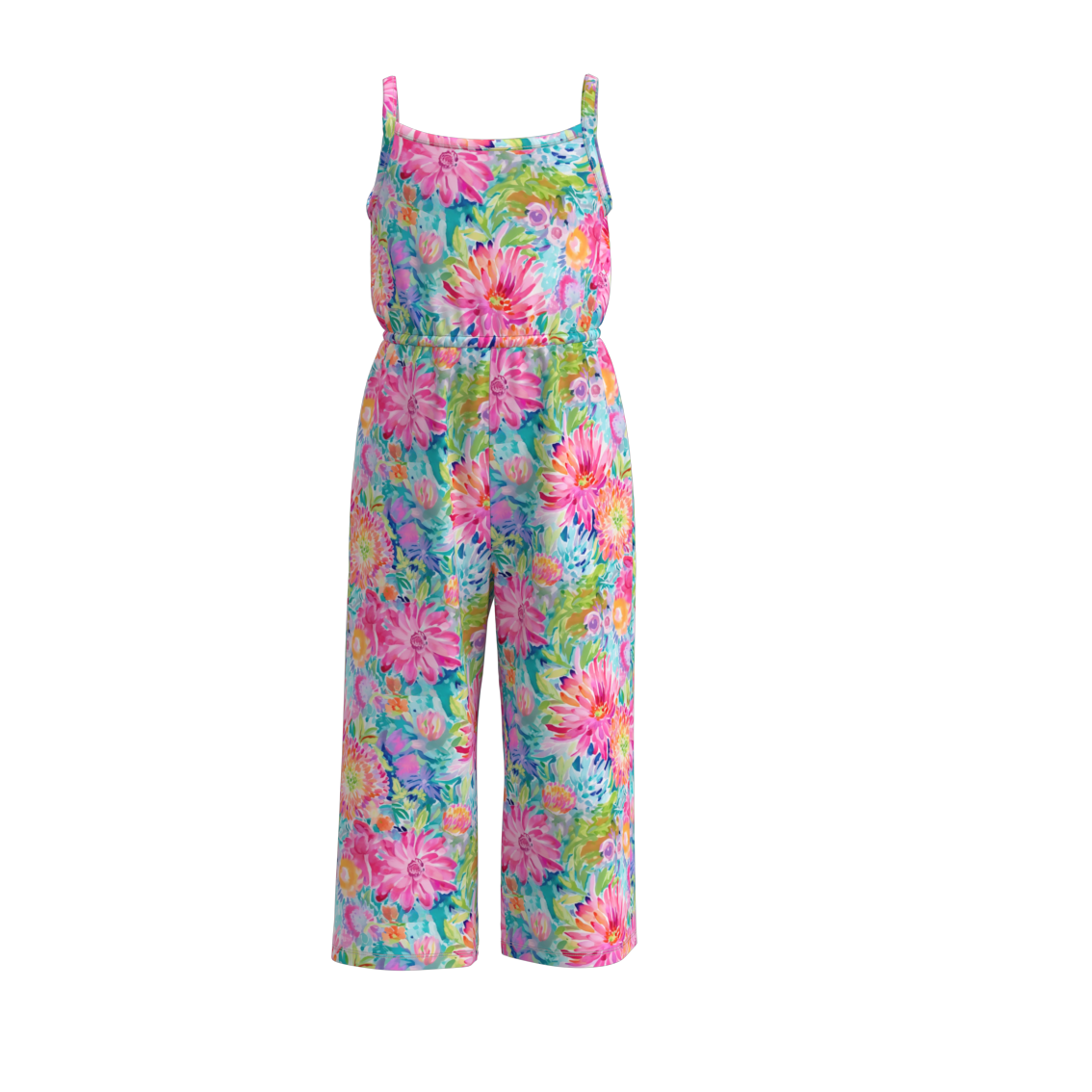 (Pre Order)Mommy and Me Floral Print Jumpsuit