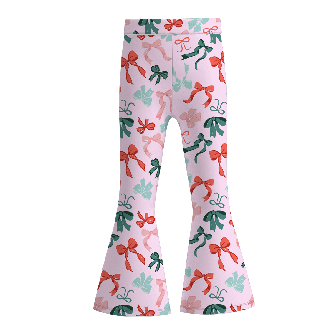 (Pre Order)Girls Christmas Print Bell Pants
