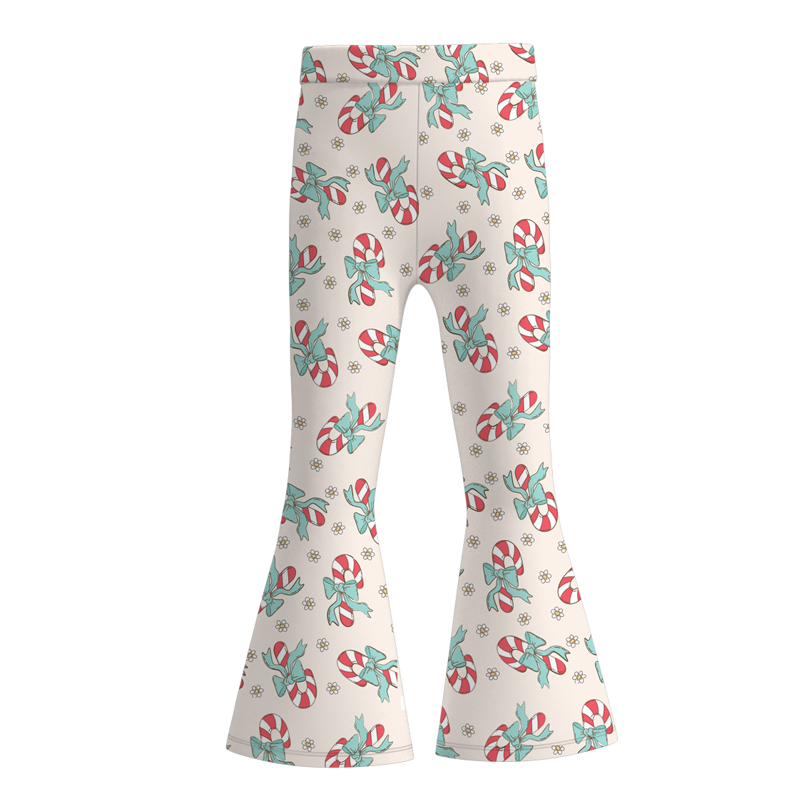 (Pre Order)Girls Christmas Print Bell Pants