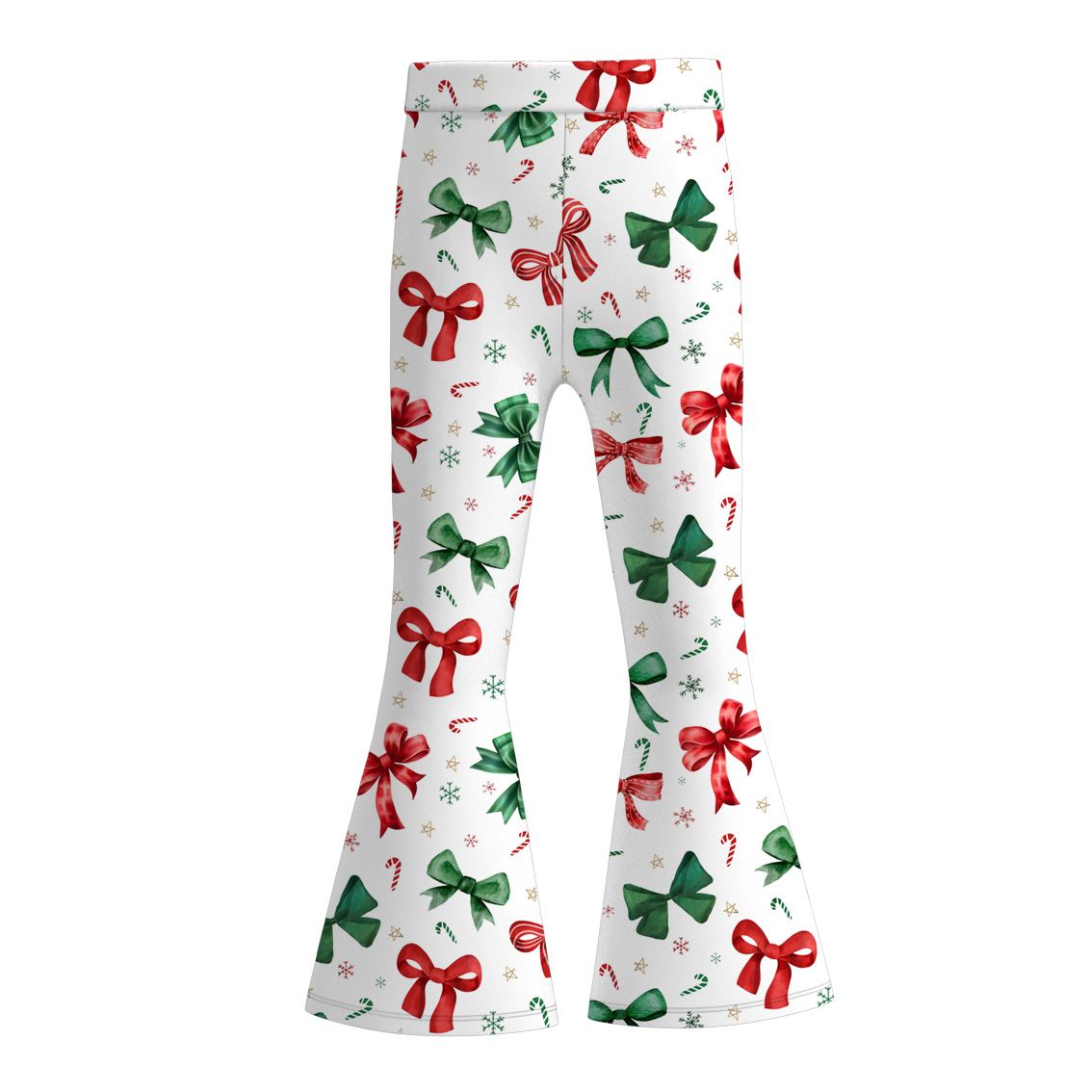(Pre Order)Girls Christmas Print Bell Pants