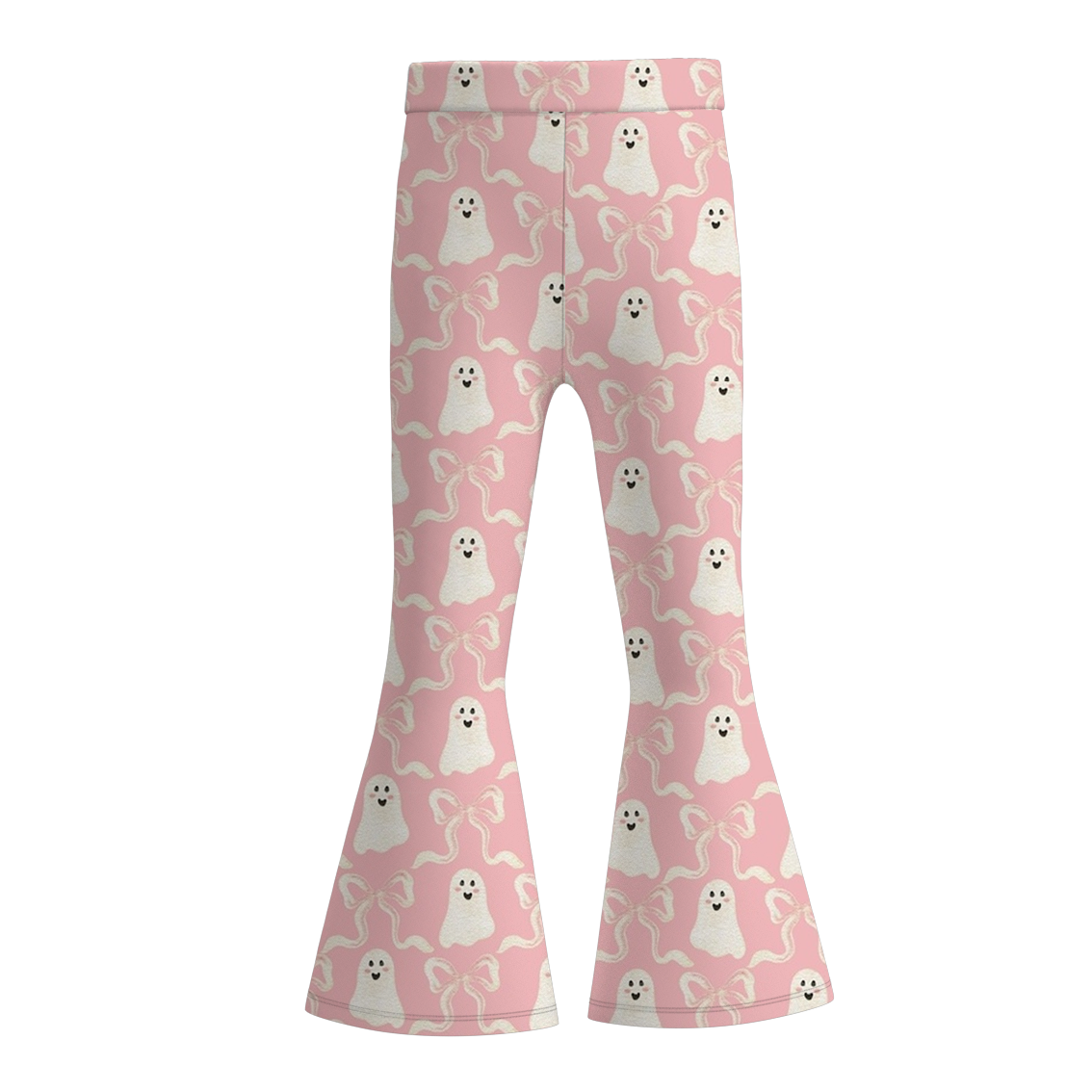 (Pre Order)Girls Halloween Print Bell Pants