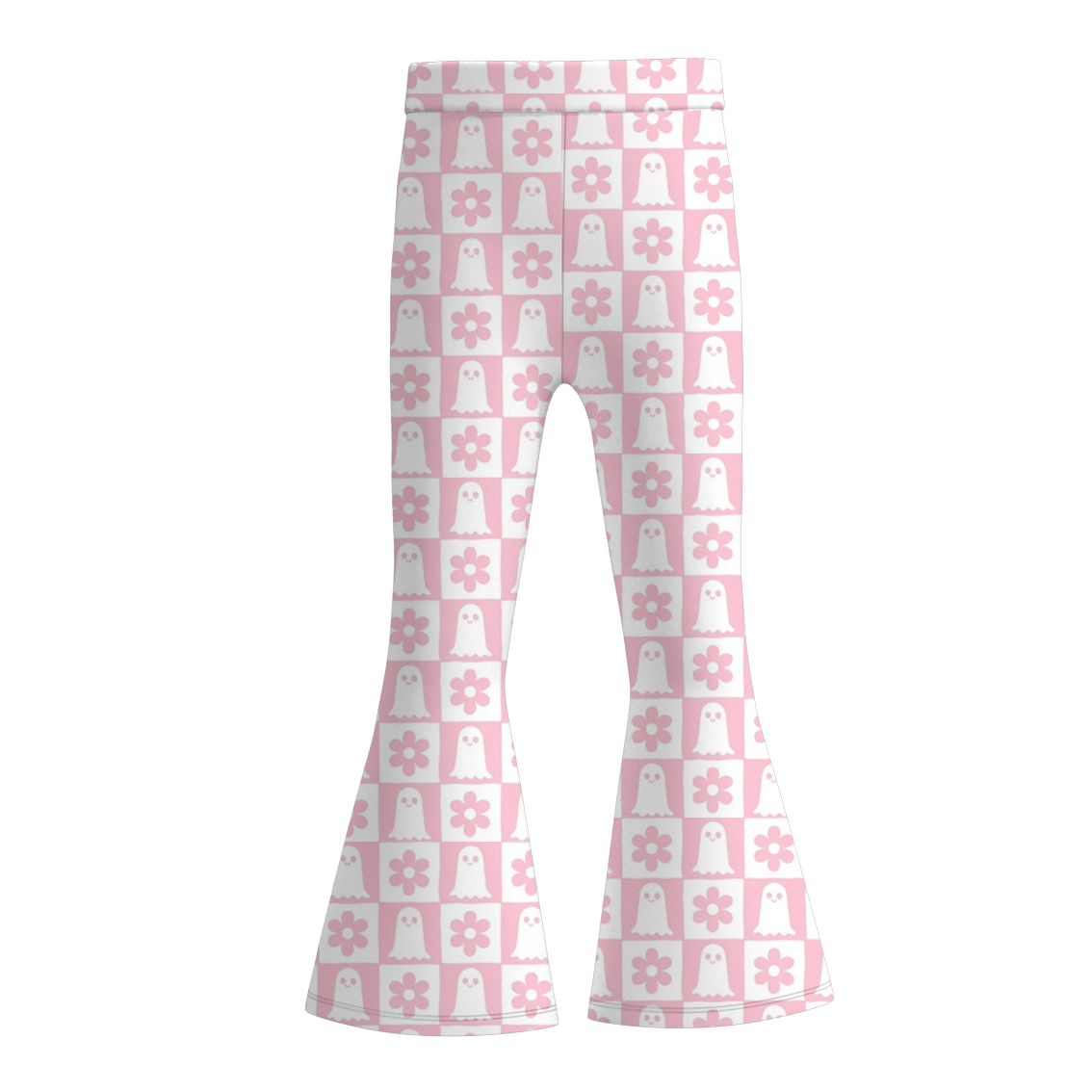 (Pre Order)Girls Halloween Print Bell Pants