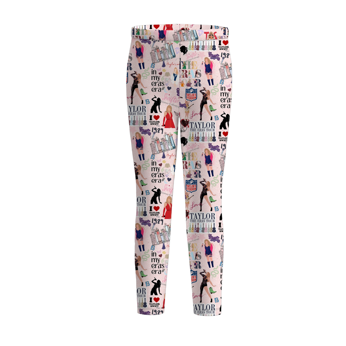 (Pre Order)Girls TS Print Leggings