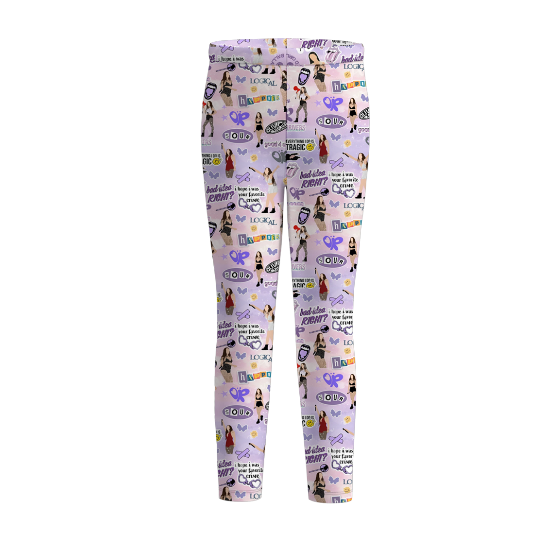 (Pre Order)Girls TS Print Leggings