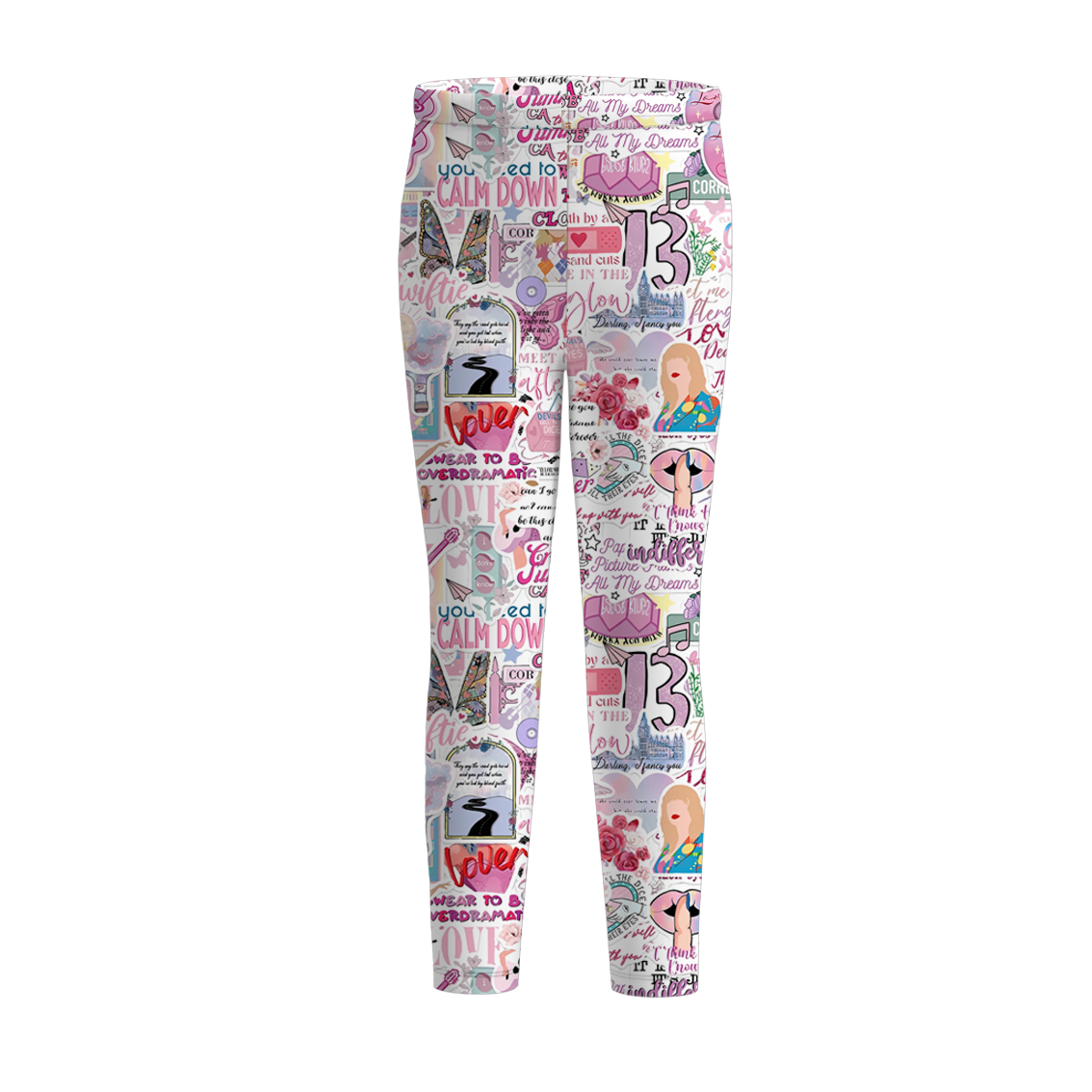 (Pre Order)Girls TS Print Leggings
