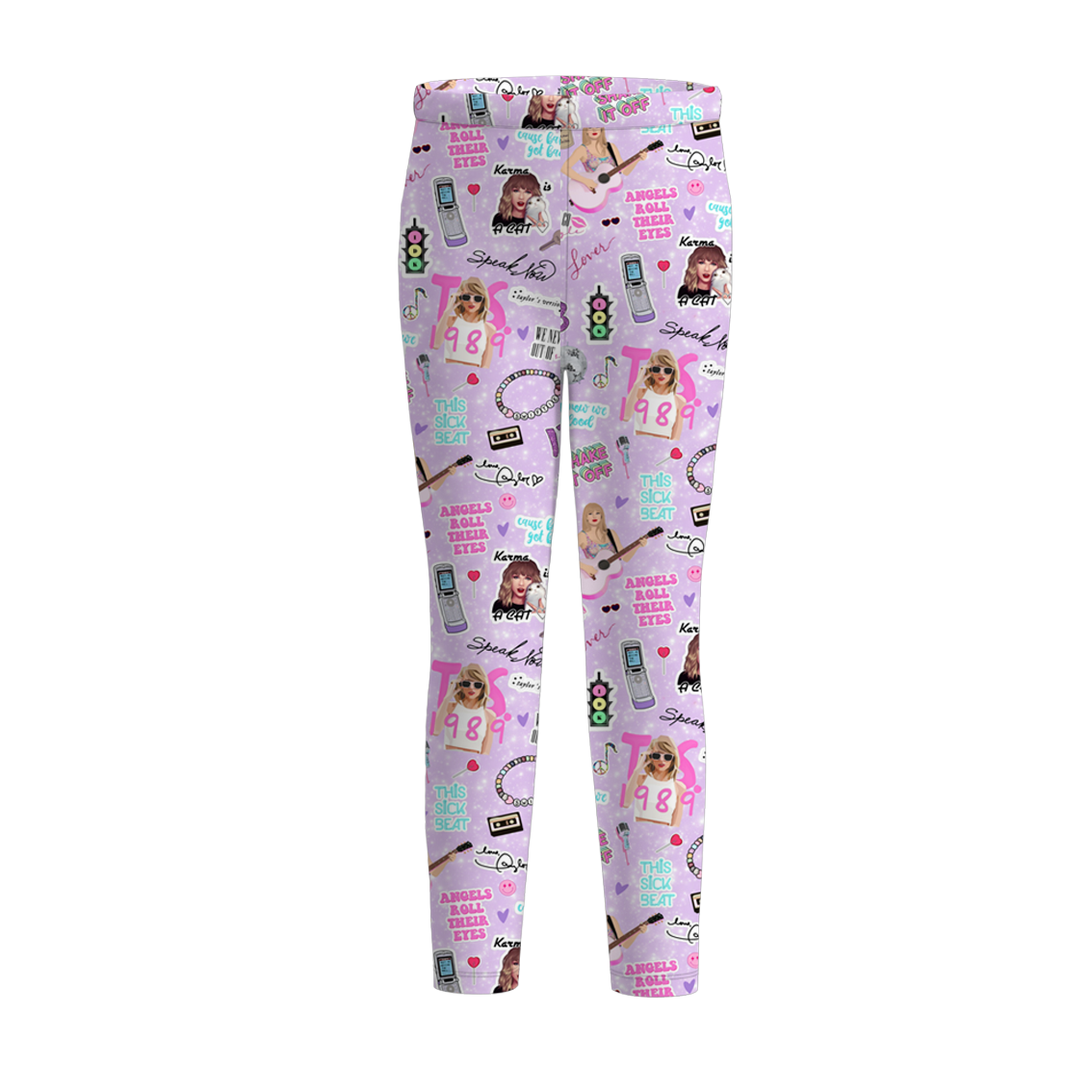 (Pre Order)Girls TS Print Leggings