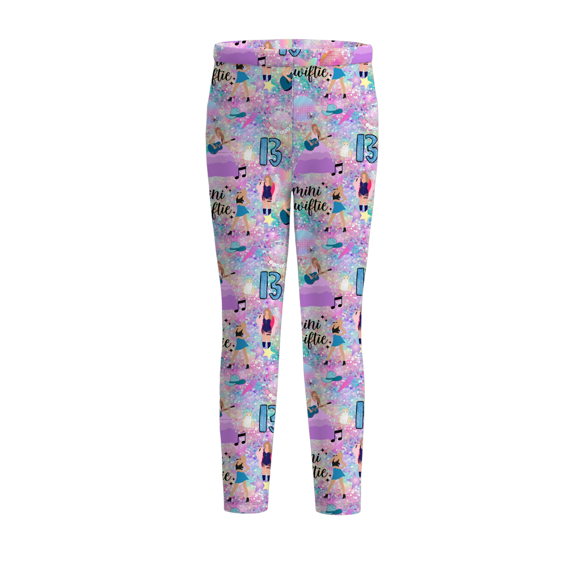 (Pre Order)Girls TS Print Leggings