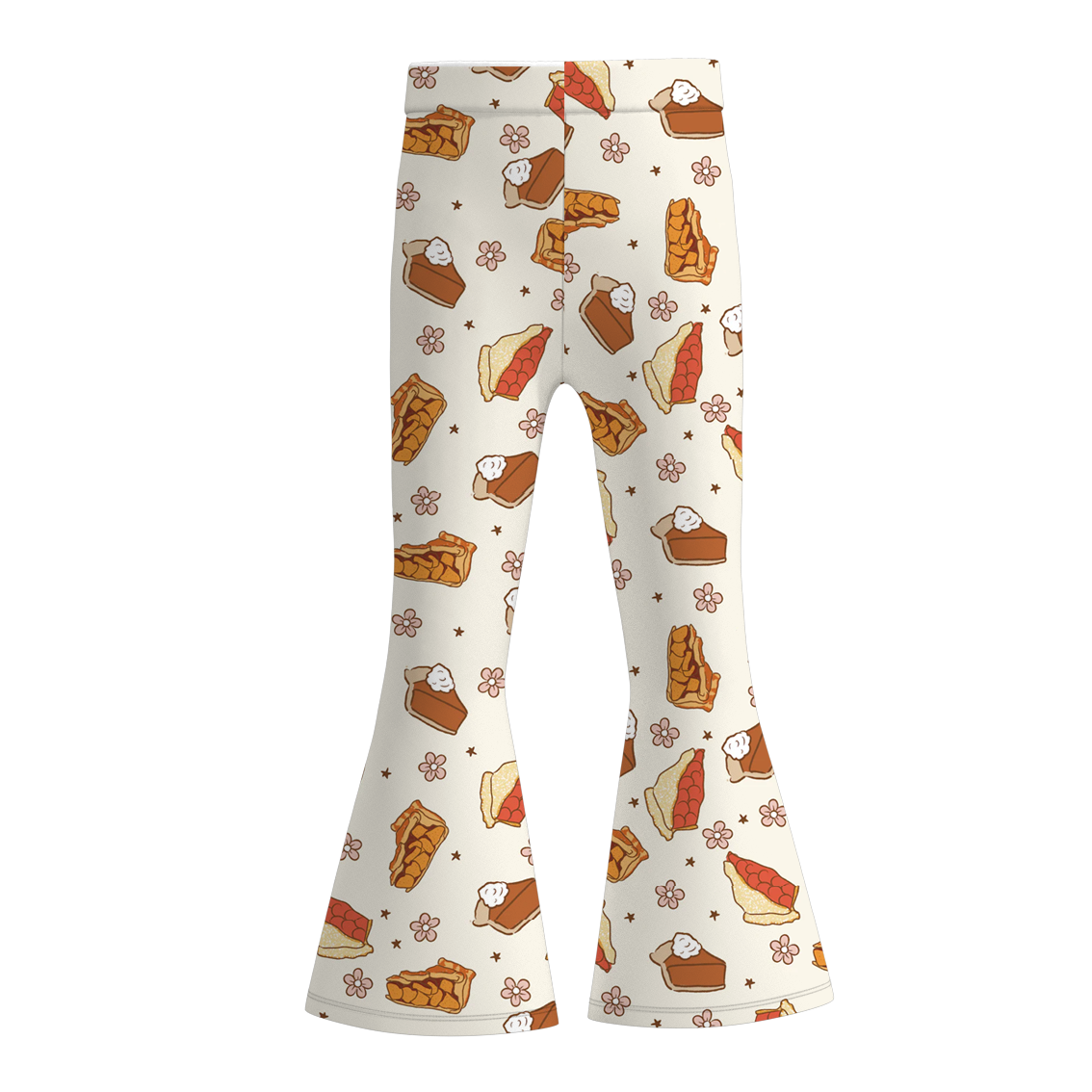 (Pre Order)Girls Thanksgiving Print Bell Pants
