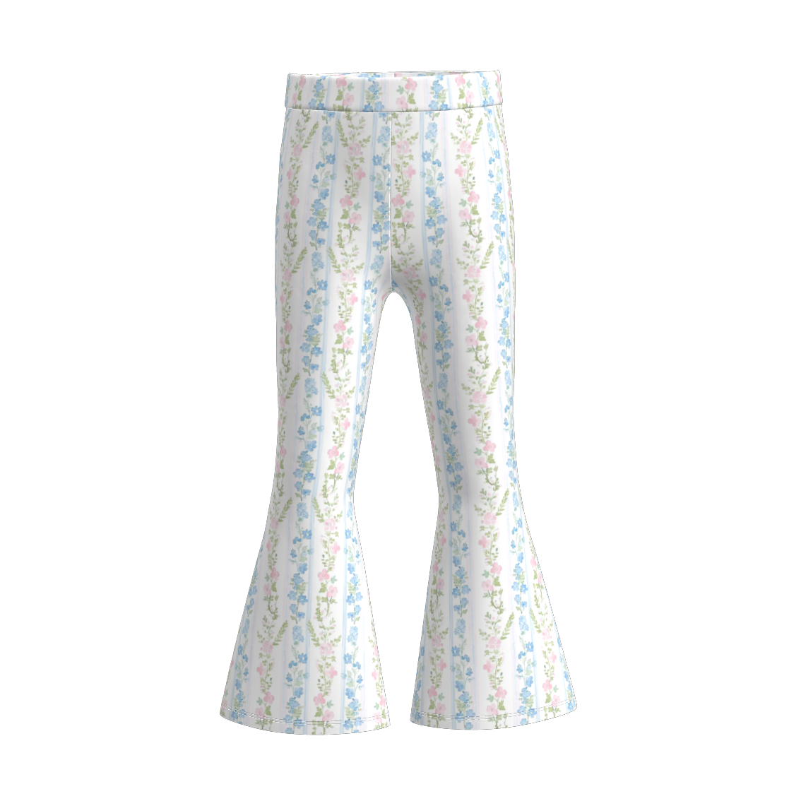 (Pre Order)Girls Spring and Summer Print Bell Pants