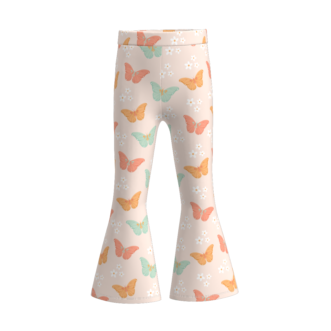 (Pre Order)Girls Spring and Summer Print Bell Pants