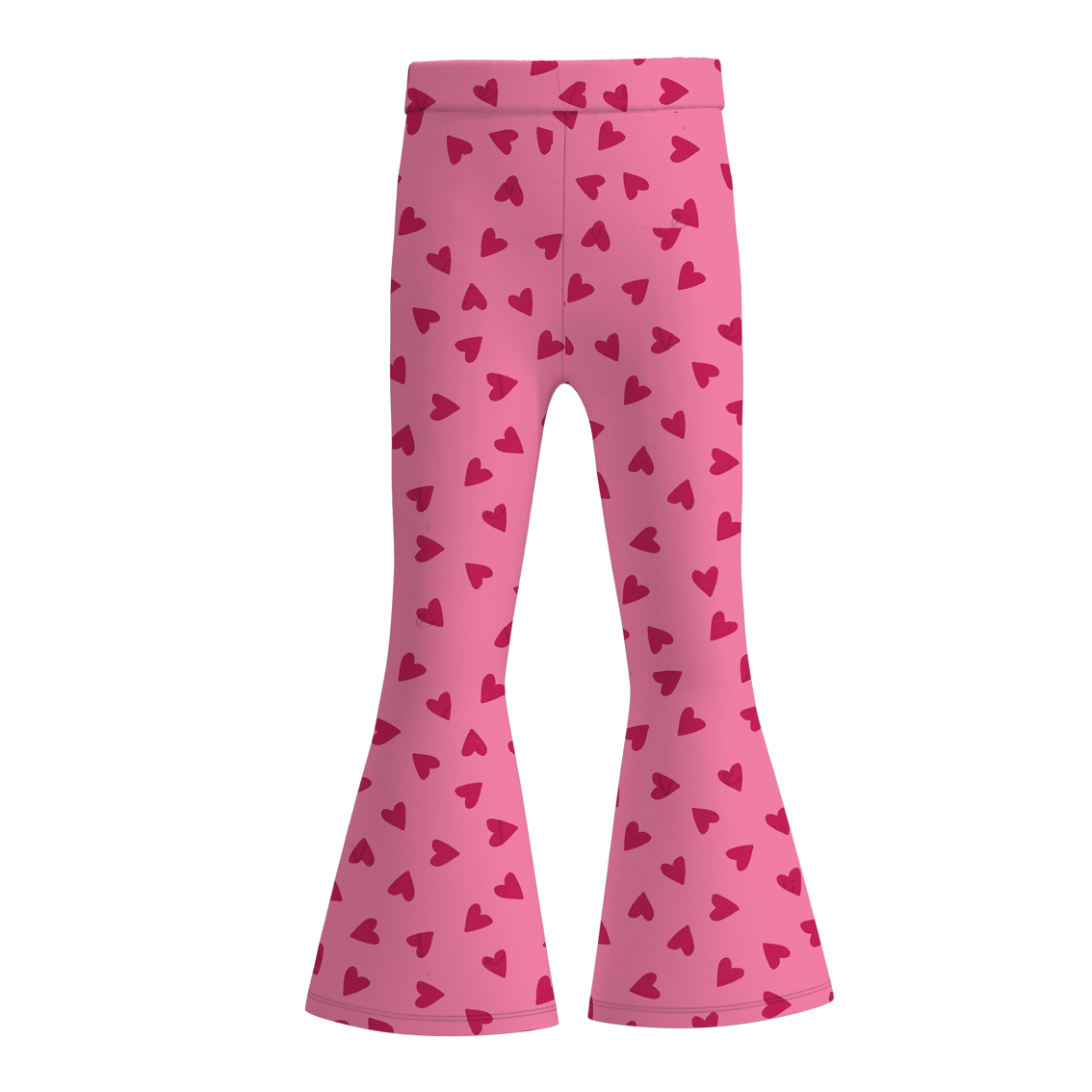 (Pre Order)Girls Valentine's Day Print Bell Pants