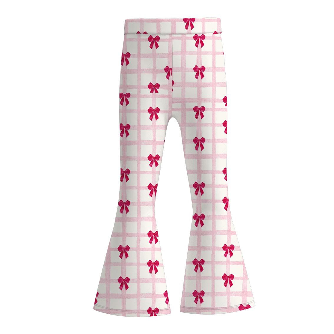 (Pre Order)Girls Valentine's Day Print Bell Pants