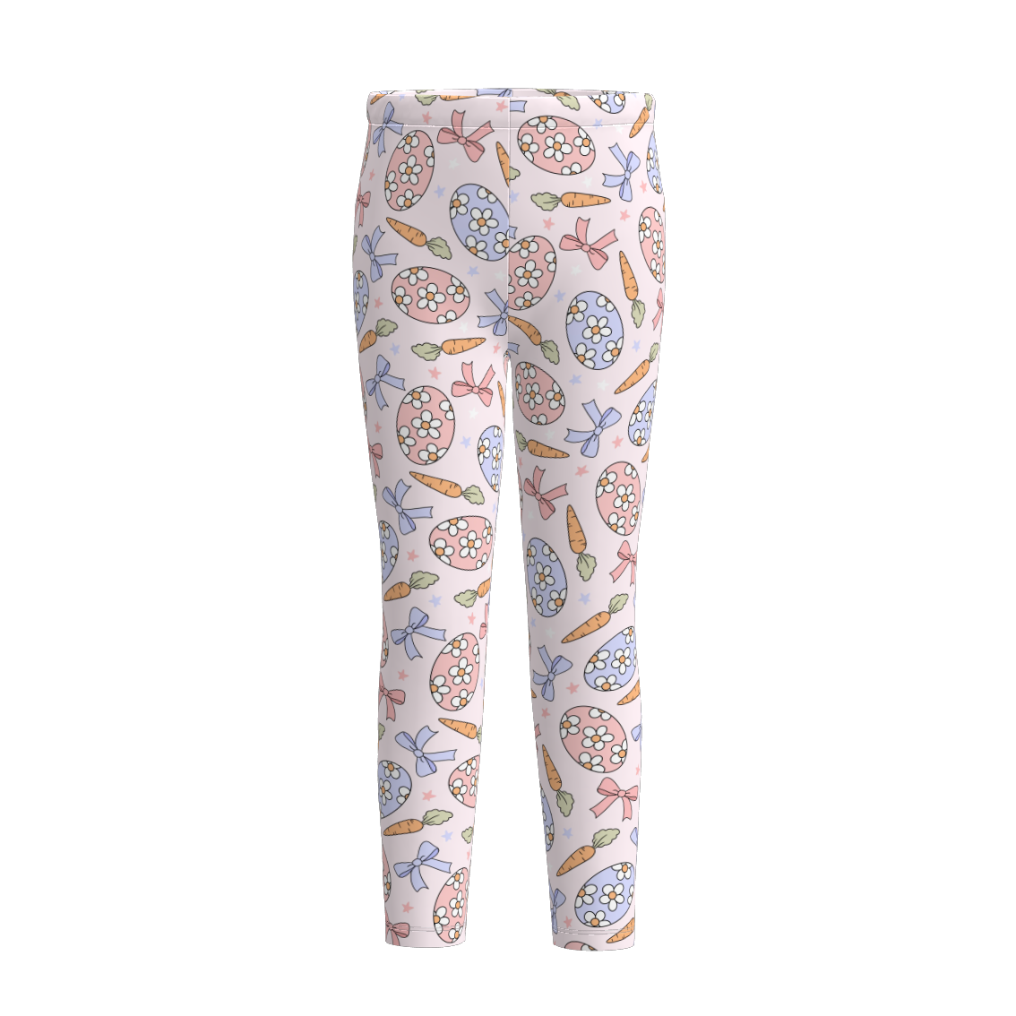 (Pre Order)Girls Easter Bunny Print Pants