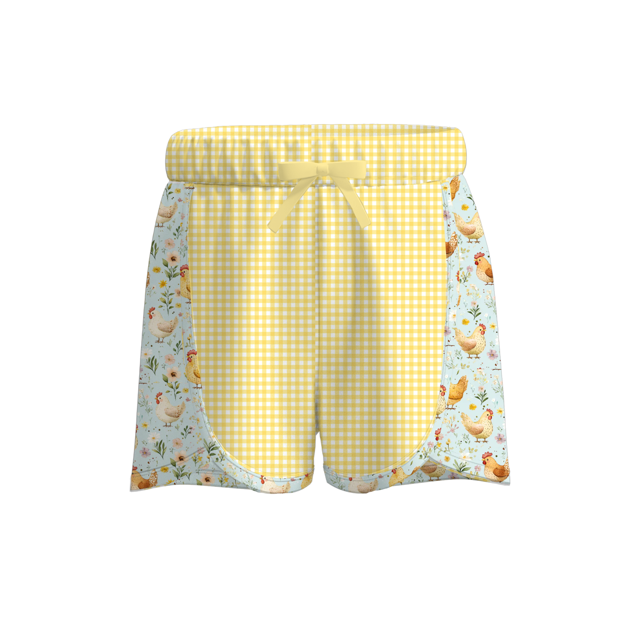 (Pre Order)Girls Spring and Summer Farm Print Dress,Shorts and Jumpsuit