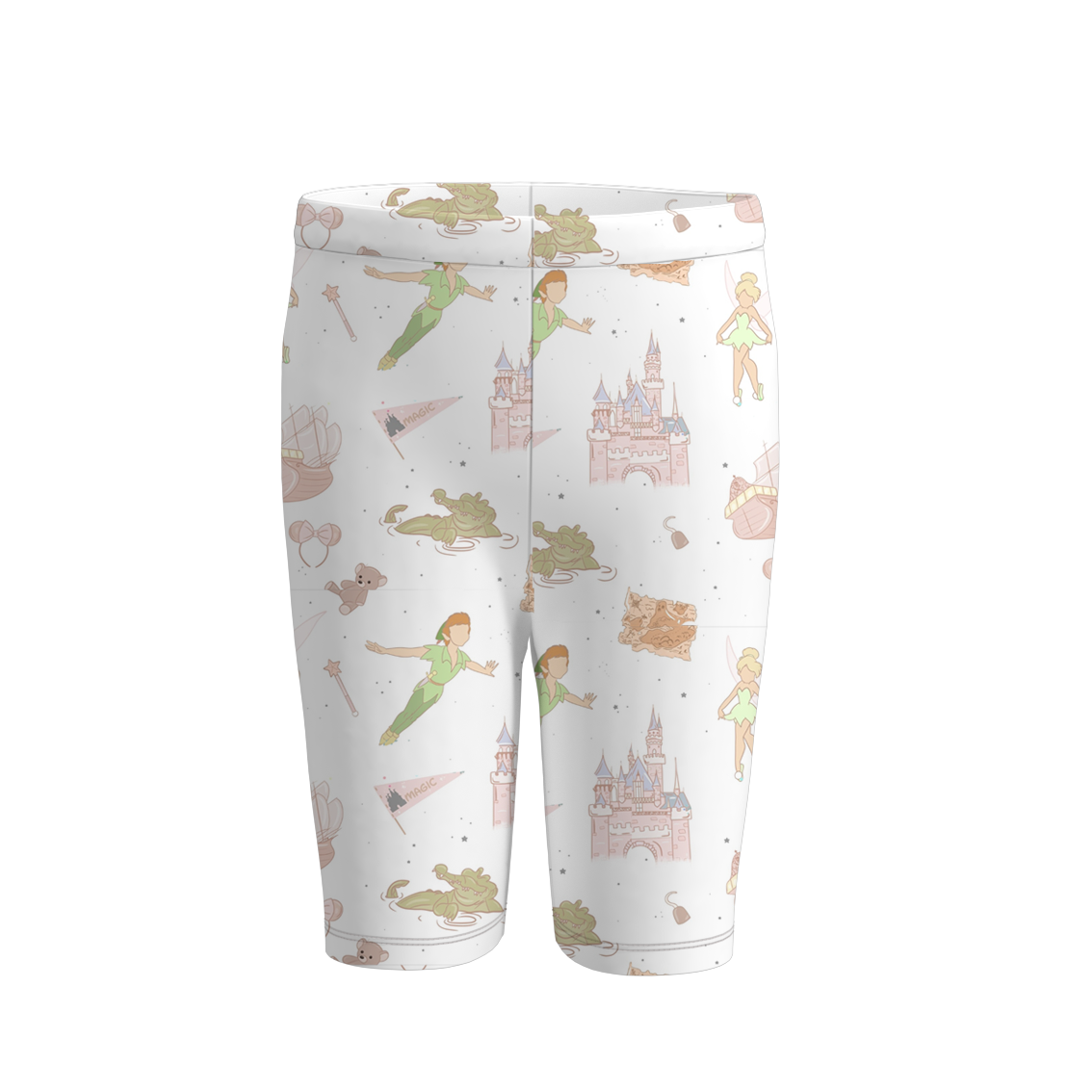 (Pre Order)Girls Spring and Summer Cartoon Print Cycling Shorts