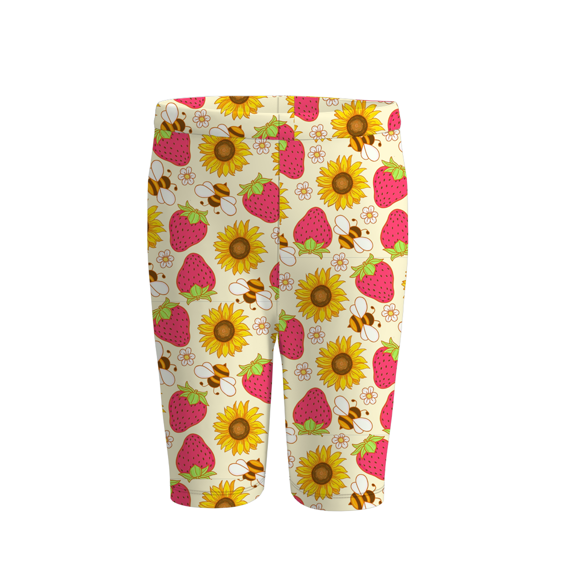 (Pre Order)Girls Spring and Summer Cartoon Print Cycling Shorts