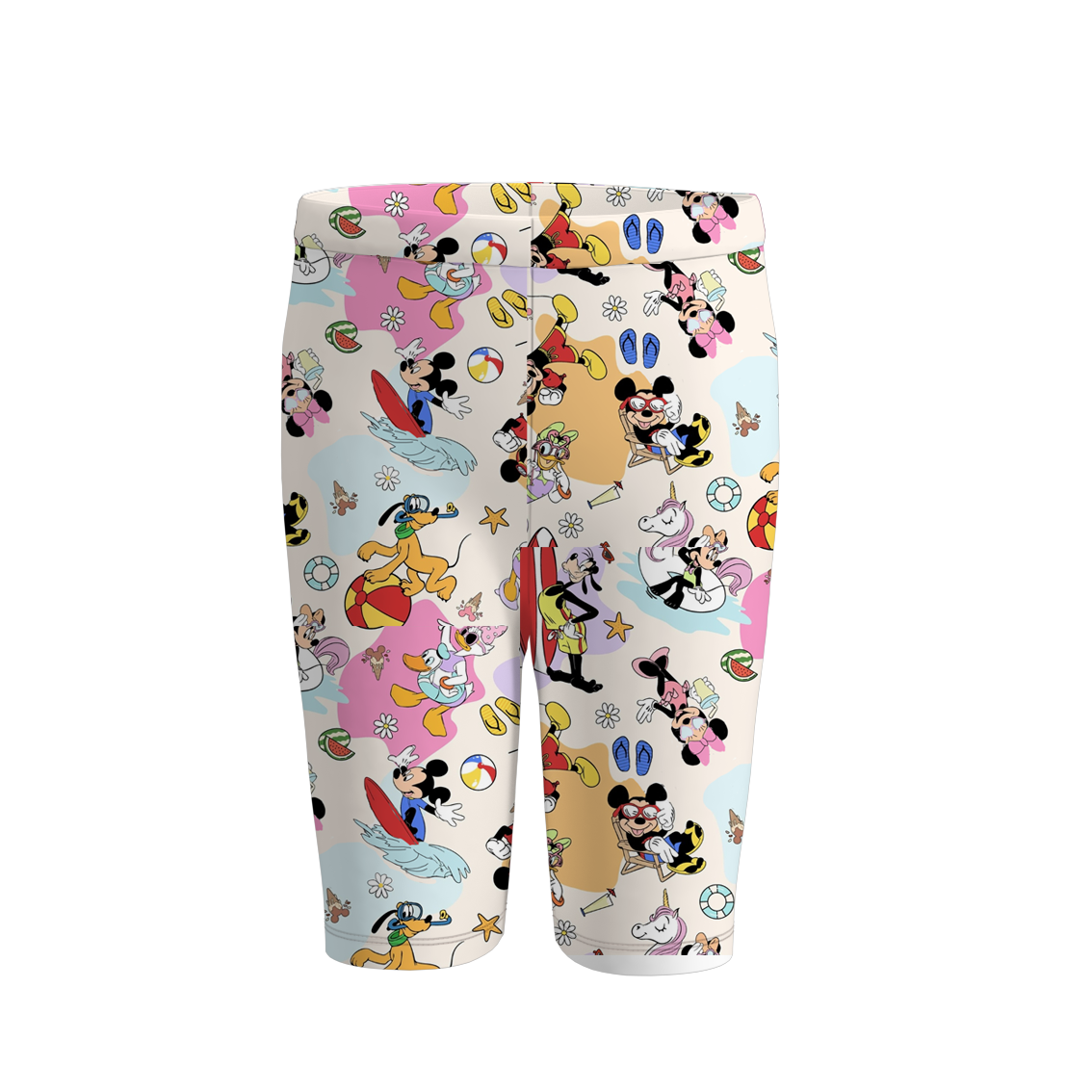 (Pre Order)Girls Spring and Summer Cartoon Print Cycling Shorts